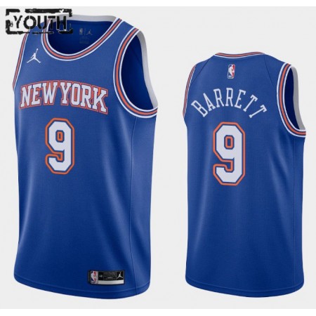 Maillot Basket New York Knicks R.J. Barrett 9 2020-21 Jordan Brand Statement Edition Swingman - Enfant